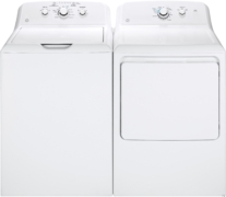 GE 3.8 cu. ft. Washer & 6.2 cu. ft. Electric Dryer