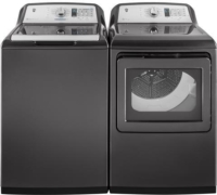 GE 4.6 cu. ft. Washer & 7.4 cu. ft. Electric Dryer