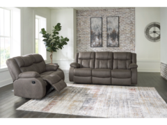 Ashley First Base Manual Reclining Sofa & Loveseat