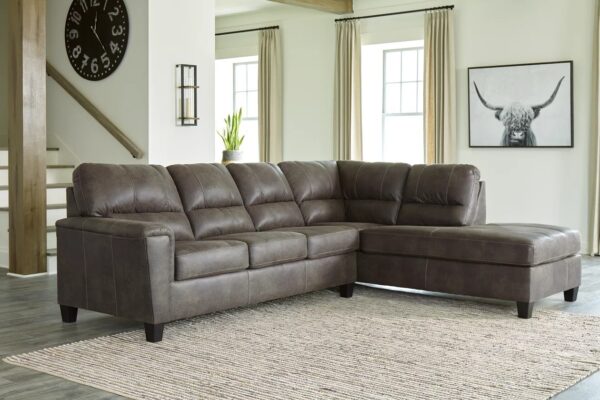 Ashley Navi 2 Piece Sectional with Chaise