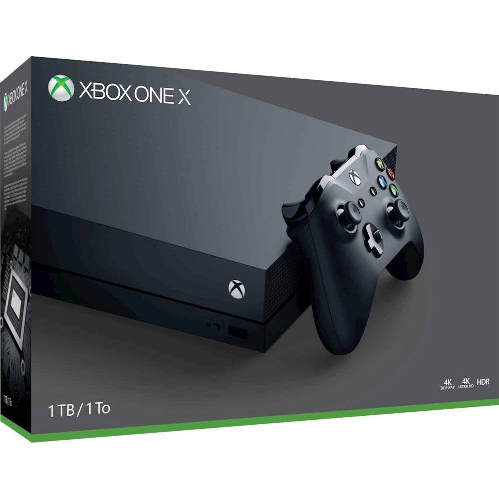 Microsoft Xbox One X 1tb Console W4k Ultra Blu Ray Quality Rental Stores