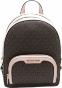 Michael Kors MD Jaycee Blush & Brown Signature Backpack (35S2G8TB2)