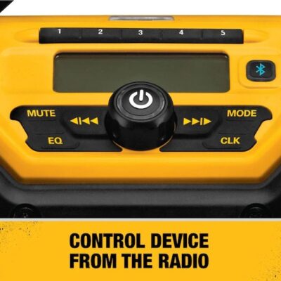 Dewalt 20 Volt Max Cordless Bluetooth Jobsite Radio