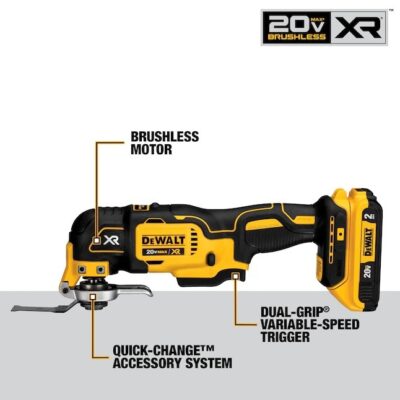 Dewalt 6-Tool 20 Volt Max Brushless Power Tool Combo Kit with Soft Case